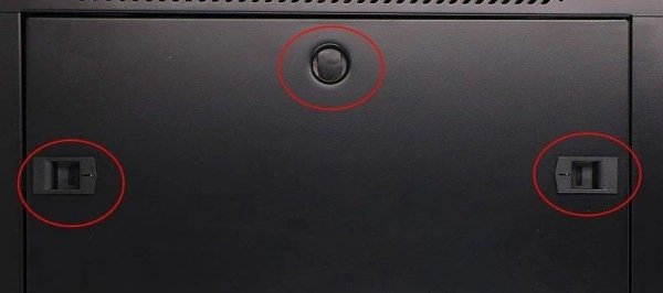 Extralink Szafka wisząca rack 9U 600x600 czarna szklane drzwi