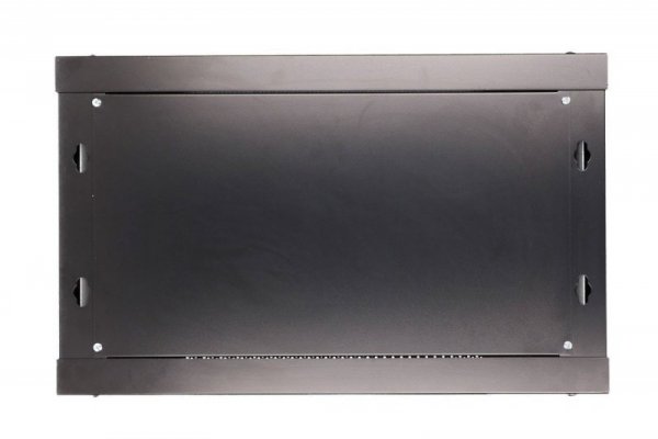 Extralink Szafka wisząca rack 6U 600x450 czarna szklane drzwi