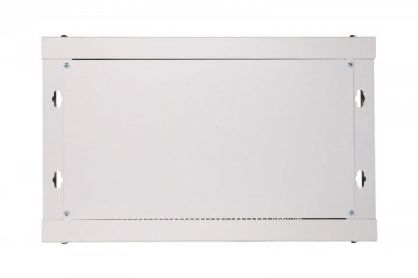 Extralink Szafka wisząca rack 6U 600x600 szara szklane drzwi