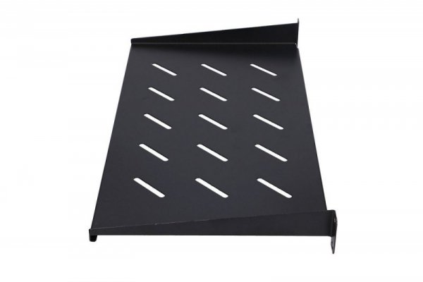 Extralink Półka rack 1U do szaf wiszących czarna 25 cm