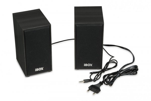 iBOX Zestaw głośników IGLSP1B (2.0; ciemne drewno)