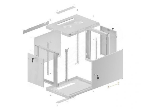 Lanberg Szafa wisząca 19 9U 600x450 sz WF01-6409-00S