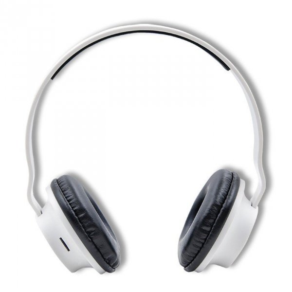 Qoltec Słuchawki bezprzewodowe z mikrofonem | BT 5.0 JL | Białe