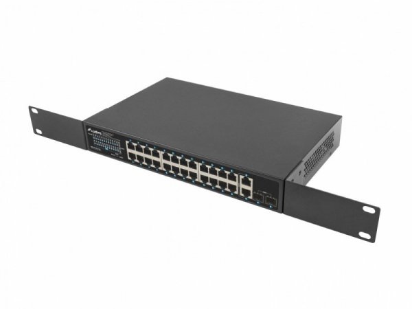Lanberg Switch 24x1GB POE+ 2xGB 2x rack 19&#039;&#039; gigabit ethernet 250W