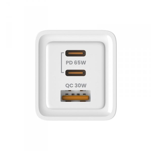 Savio Ładowarka sieciowa USB GaN 65W, Quick Charge 4.0, Power Delivery 3.0, LA-07