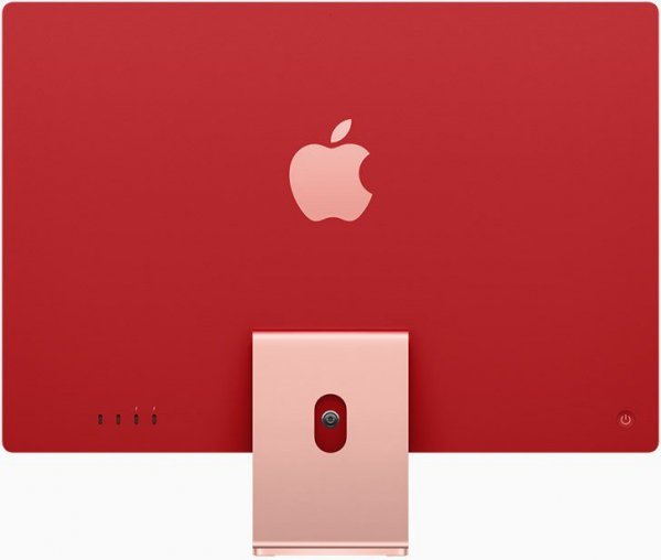 Apple iMac 24 cale: M3 8/10, 8GB, 256GB SSD - Różowy