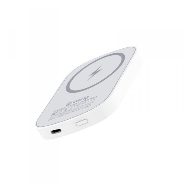 CRONG Bezprzewodowy power bank ultra slim MagSpot z MagSafe 5000mAh, USB-C 20W PD