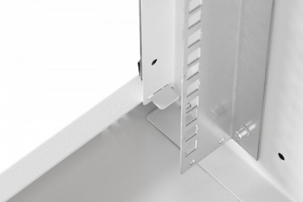 Digitus Szafa sieciowa wisząca 19&quot; 12U, SOHO PRO 595 x 540 x 400 mm, nośność 60kg, drzwi szyba, niezłożona, Szara