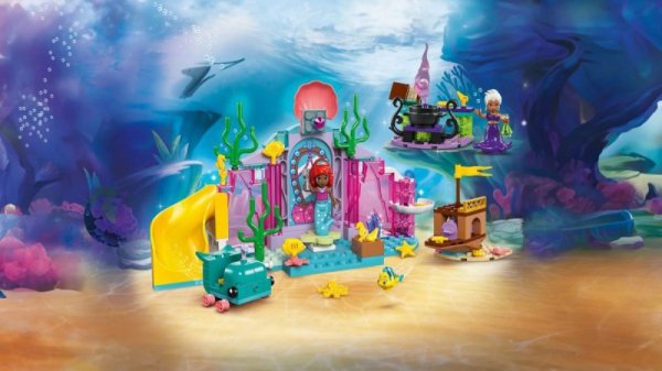 LEGO Klocki Disney Princess 43254 Kryształowa grota Arielki