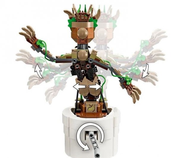 LEGO Klocki Marvel Super Heroes 76297 Tańczący Groot