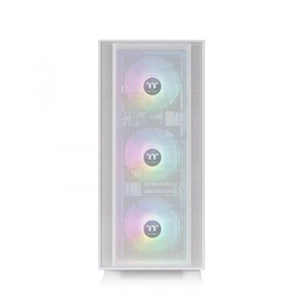 Thermaltake Obudowa - H570 Tempered Glass 3x12cm ARGB Snow