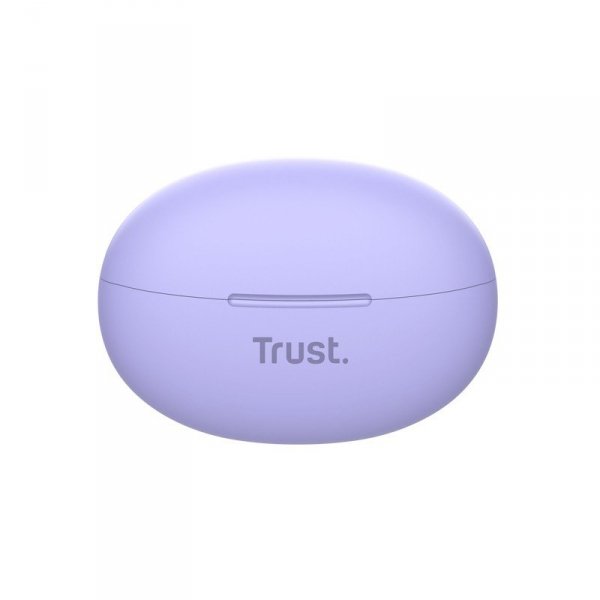 Trust Słuchawki earbuds Yavi Bluetooth ENC fioletowe