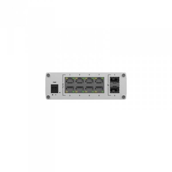 TELTONIKA Przełącznik przemysłowy TSW200 2xSFP 8xGigabit Ethernet 8xPoE+DIN
