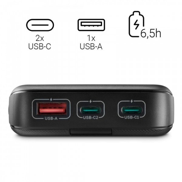 Hama Power pack PD 10000 mAh Antracyt