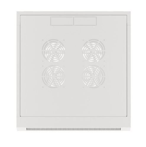 Lanberg Szafa instalacyjna rack wisząca 19 cali 4U 600 szara drzwi szkalne (złożona)