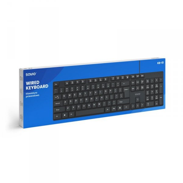 Savio Klawiatura przewodowa KB-01