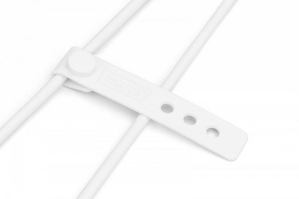 Digitus Kabel zasilający silikonowy USB-A - USB-C, USB 2.0 60W, 0,5m Biały