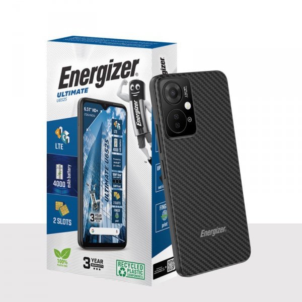 Energizer Smartfon Ultimate U652S 2GB RAM 64GB 6,51&quot; 4G LTE Dual SIM EU Czarny