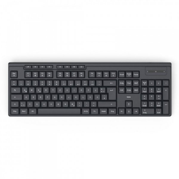 Hama Klawiatura WK-200 bezprzewodowa Czarna