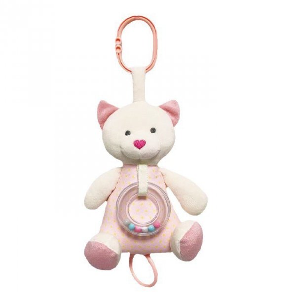 TULILO Pozytywka Miś 18 cm różowy