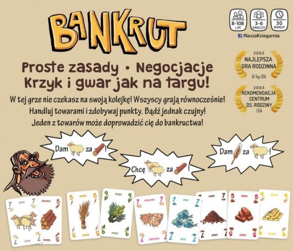 Nasza księgarnia Gra Bankrut