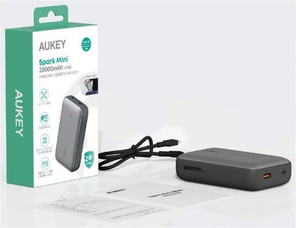 AUKEY PB-Y57 Mini Power Bank | 20000mAh | 22.5W | 2xUSB | PD 3.0 QC 3.0 LED