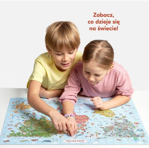 CzuCzu Puzzle odkrywcy - Mapa świata 300 elementów