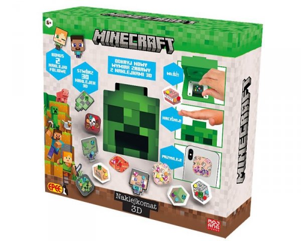 Epee Naklejkomat 3D Minecraft