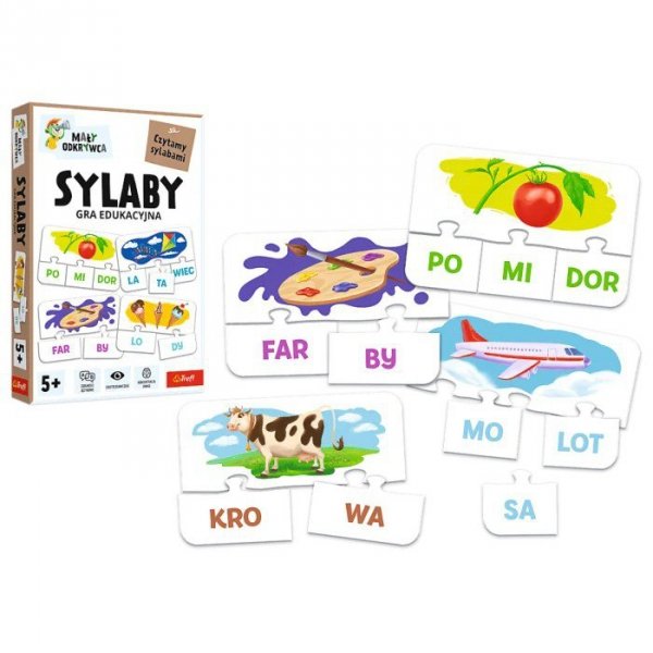 Trefl Gra Sylaby Mały Odkrywca edykacyjna