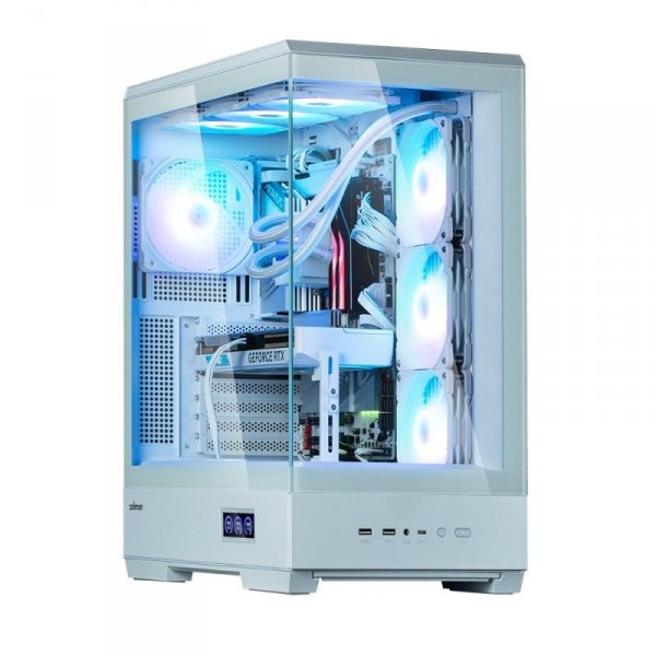 Zalman Obudowa P50 DS WHITE Mid-Tower 4x ARGB Fans