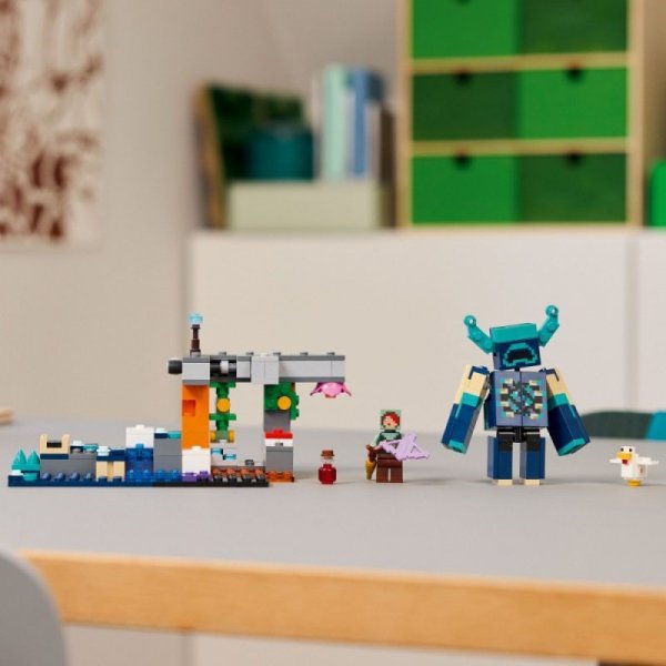 LEGO Klocki Minecraft 21274 Spotkanie ze strażnikiem