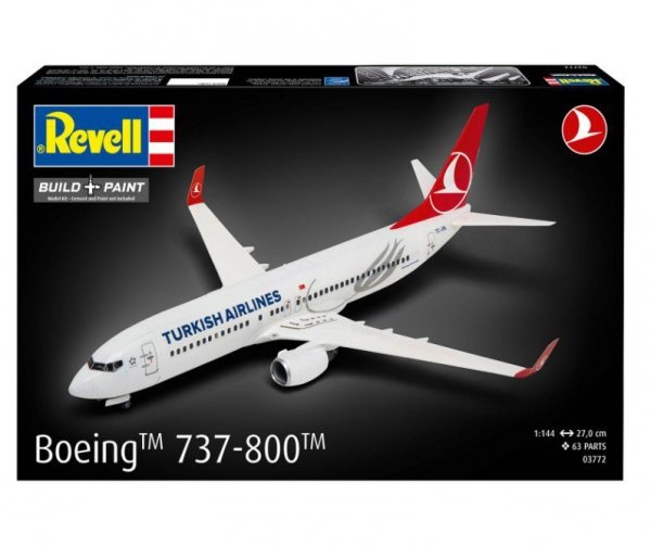 Revell Model plastikowy Samolot Boeing 737-800 Turkish Air 1/144