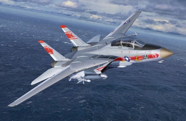 Revell Model plastikowy Set Grumman F-14A Tomcat 1/144