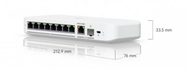 UBIQUITI Przełącznik zarządzalny UniFi Switch Flex USW-Flex-2.5G-8