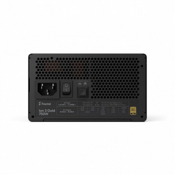 Fractal Design Zasilacz Ion 3 GOLD 750W 80+ GOLD Black