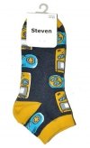 Steven art.025 Pánské kotníkové ponožky