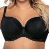 Ava 1263 Painel černá Podprsenka vyztužená plus size