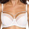 Ava 1923 Protea bílá Podprsenka měkká plus size