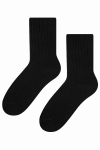 Steven vlněné 093 černé Dámské ponožky