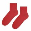 Steven 037 červené Dámské ponožky