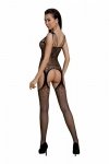 Passion Eco BS004 černý Bodystocking