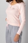 Momenti Per Me Linda Pink-Grey Dámské pyžamo