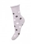 Milena 0118 Grochy froté netlakové Dámské ponožky