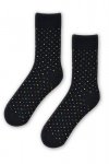 Noviti SB 002 U 07 puntíky černé Pánské ponožky