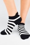 Noviti ST 031 W 01 černobílé Dámské kotníkové ponožky