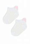 Noviti SB071 Ažurové 3D Srdce 0-12 měsíce Dívčí ponožky