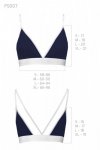 PS007 TOP navy blue biustonosz bawełniany