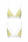 PS007 TOP yellow bawełniany biustonosz
