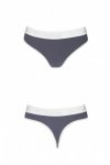 PS007 PANTIES dark grey stringi bawełniane
