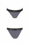 PS015 PANTIES dark grey sportowe figi